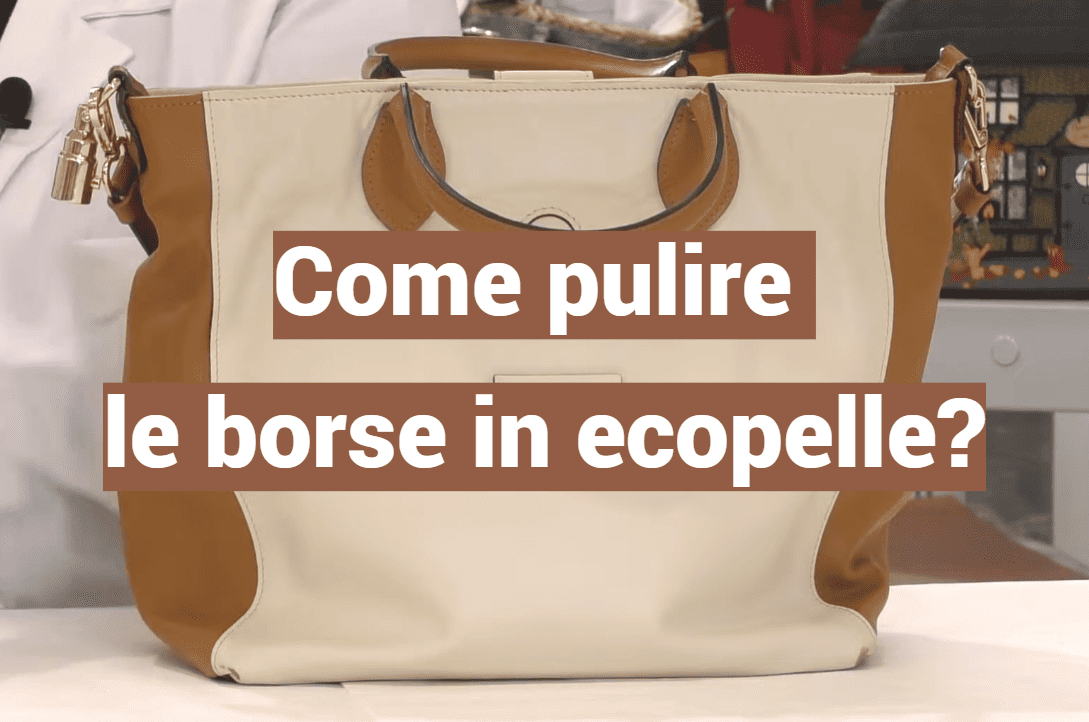 Come pulire le borse in ecopelle?